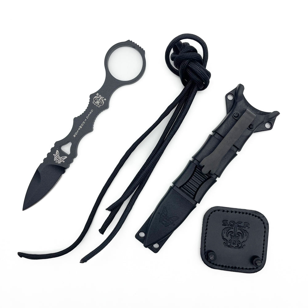 BENCHMADE | MINI SOCP | SPEAR-POINT | BLACK