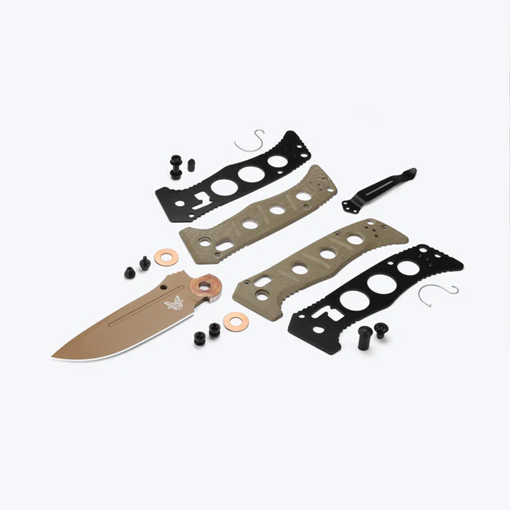 BENCHMADE | MINI ADAMAS | OD GREEN G10 | DROP-POINT