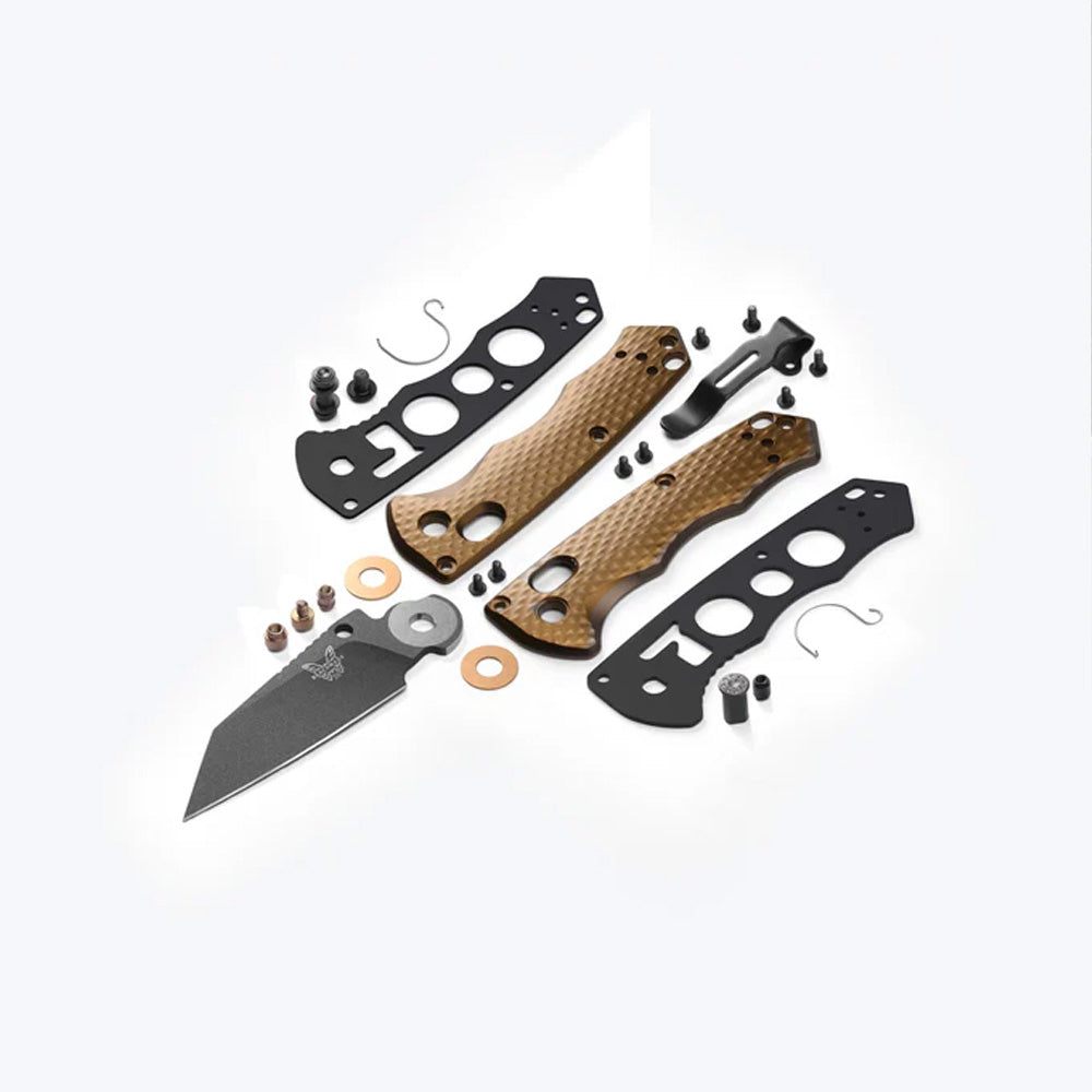 BENCHMADE | FULL IMMUNITY | FLAT DARK EARTH ALUMINUM | DROP-POINT