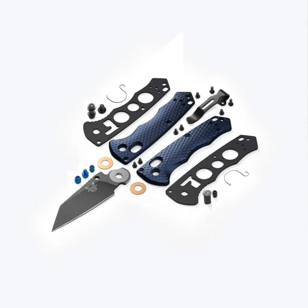 BENCHMADE | FULL IMMUNITY | CRATER BLUE ALUMINUM | DROP-POINT