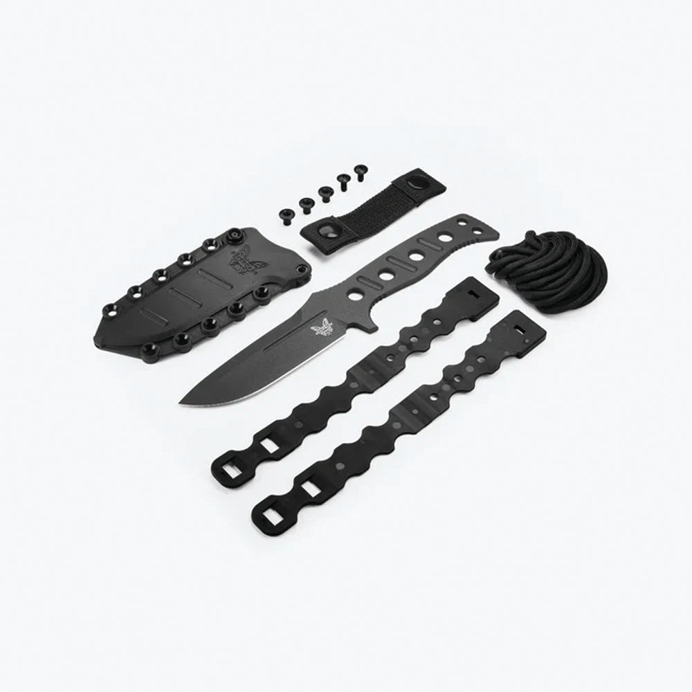 BENCHMADE | FIXED ADAMAS | BLACK PARACHORD | DROP-POINT