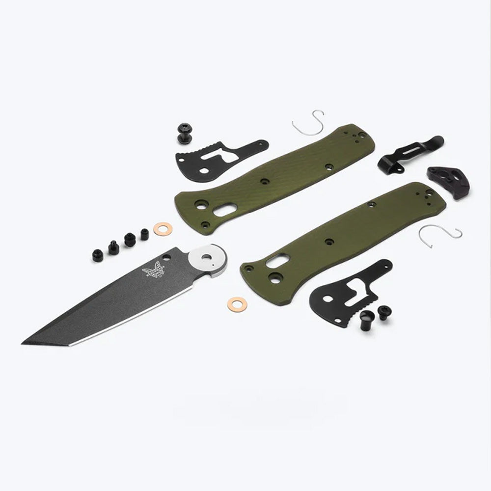 BENCHMADE | BAILOUT | WOODLAND GREEN ALUMINUM