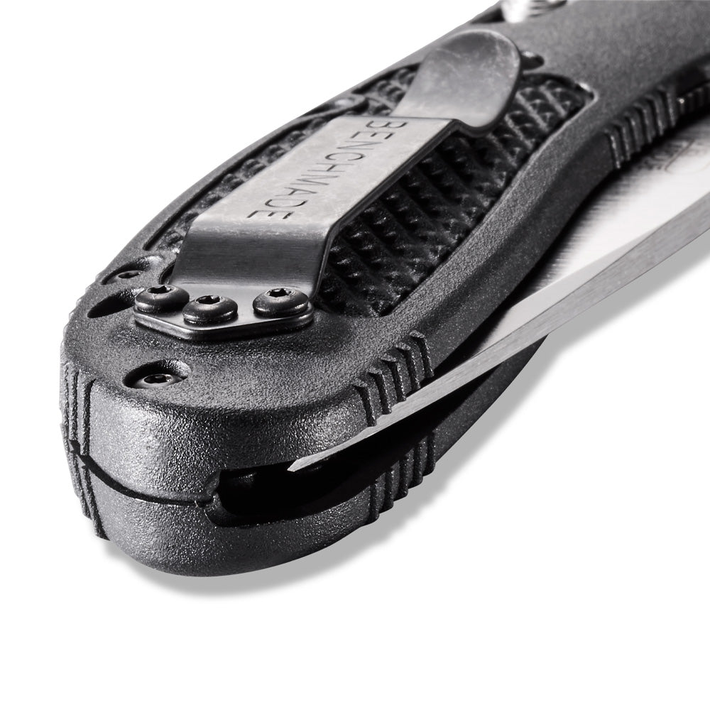 BENCHMADE | GRIPTILIAN | BLACK GRIVORY | DROP-POINT