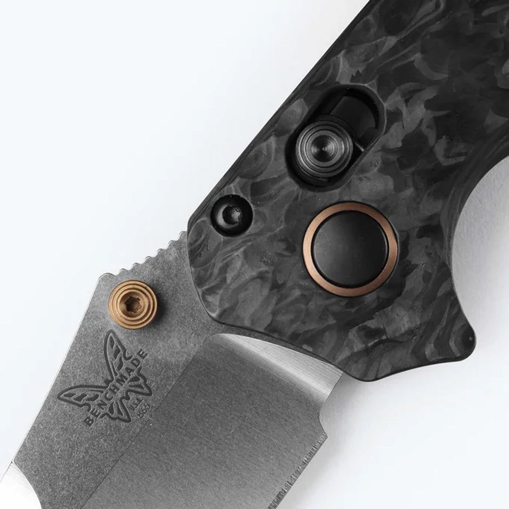 BENCHMADE | MINI BEDLAM | SCIMITAR | CARBON FIBER