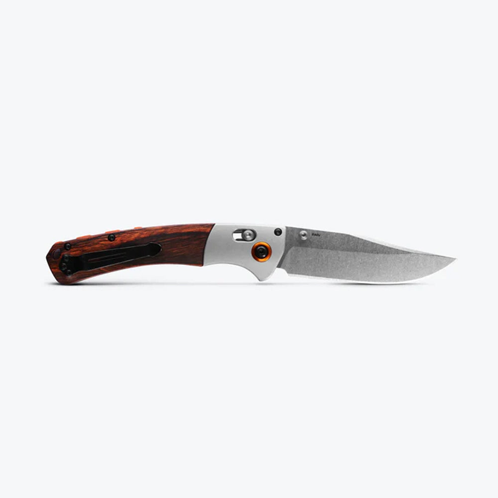 BENCHMADE | CROOKED RIVER | GRAY ALUMINUM & WOOD