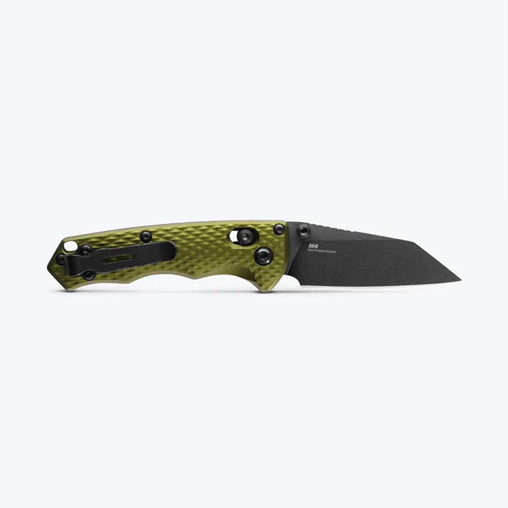 BENCHMADE | FULL IMMUNITY | WOODLAND GREEN ALUMINUM | DROP-POINT