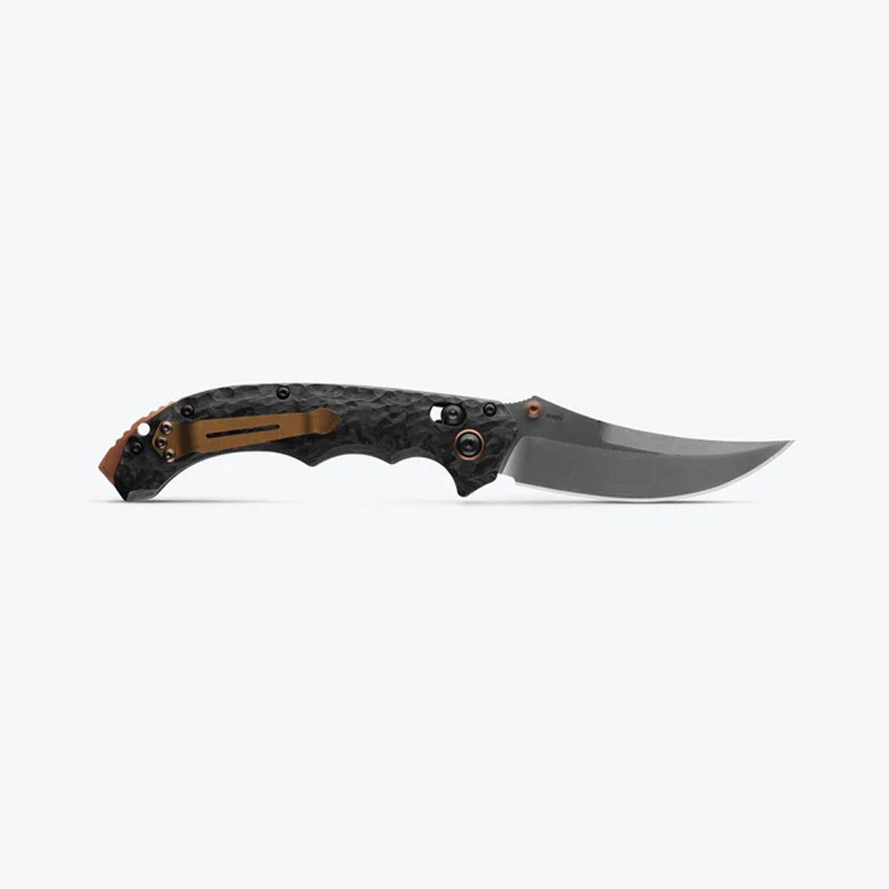 BENCHMADE | MINI BEDLAM | SCIMITAR | CARBON FIBER