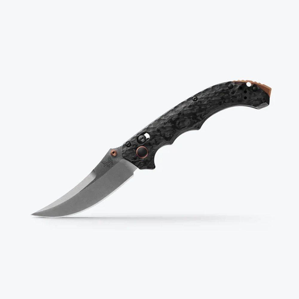 BENCHMADE | MINI BEDLAM | SCIMITAR | CARBON FIBER
